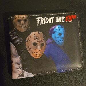 New jason vorhees Friday the 13th Halloween horror anime manga leather wallet